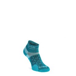 Skarpety biegowe damskie Bridgedale Ultra LtT2 Merino Sport Low. Niebieskie skarpetki damskie Bridgedale, bez wzorów. Za 74.99 zł.