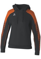 Bluza damska z kapturem Erima Evo Star. Niebieskie bluzy damskie Erima, bez wzorów, z materiału, retro, bez ramiączek, z kapturem. Za 239.20 zł.