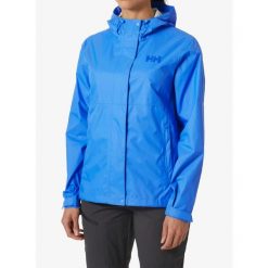 Kurtka przeciwdeszczowa damska Helly Hansen W Loke Jacket 2.0. Niebieskie kurtki sportowe damskie Helly Hansen, bez wzorów, bez ramiączek, bez kaptura, trekkingowe. Za 553.50 zł.