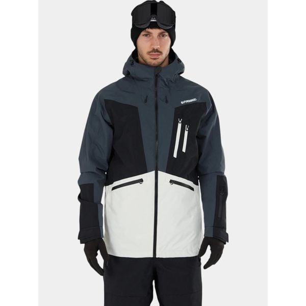 Kurtka Narciarska Męska Fundango Rigel. Czarne kurtki sportowe męskie FUNDANGO, na zimę, l, bez wzorów, bez kaptura, narciarskie. W wyprzedaży za 599.00 zł.