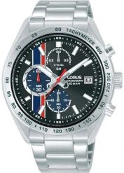 Zegarek męski Lorus RM391JX9 srebrny. Szare zegarki męskie Lorus, bez wzorów, srebrne. Za 469.00 zł.