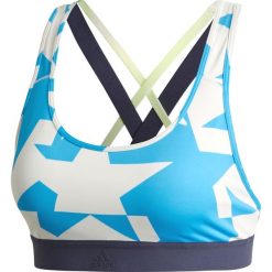 Adidas Performance Don't Rest Iteration Biustonosz Niebieski. Niebieskie biustonosze adidas Performance, bez wzorów, z elastanu. Za 197.95 zł.
