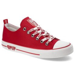 Czerwone Trampki Big Star Damskie Wygodne Buty. Czerwone trampki i tenisówki damskie BIG STAR, bez wzorów, bez zapięcia. Za 129.00 zł.