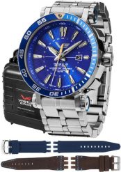 Zegarek męski Vostok Europe NH34-575A716B srebrny. Szare zegarki męskie Vostok Europe, bez wzorów, srebrne. Za 7,443.47 zł.