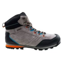 Buty trekkingowe męskie Elbrus Condis Mid Wp - szare, Rozmiar buta 43. Szare trekkingi męskie ELBRUS, z materiału, bez zapięcia. Za 239.99 zł.