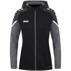 Damska bluza dresowa z kapturem Jako Performance. Czarne bluzy damskie Jako, s, bez wzorów, z dresówki, bez ramiączek, z kapturem. Za 237.70 zł.