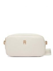 Tommy Hilfiger Torebka Th Essential Camera Bag AW0AW18370 Beżowy. Brązowe listonoszki damskie Tommy Hilfiger, bez wzorów, ze skóry, bez dodatków. Za 409.99 zł.