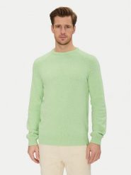 Blend Sweter 20717701 Zielony Regular Fit. Zielone swetry męskie Blend, m, bez wzorów, z bawełny, bez kołnierzyka, bez ramiączek. Za 129.99 zł.