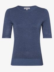 Marie Lund Sweter Kobiety drobna dzianina niebieski, S. Niebieskie swetry nierozpinane damskie Marie Lund, s, bez wzorów, z dzianiny, bez kołnierzyka, bez ramiączek. Za 159.95 zł.