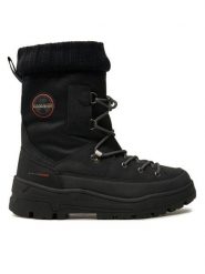 Napapijri Śniegowce NP0A4IJF Czarny. Czarne buty zimowe męskie Napapijri, bez wzorów, ze skóry, bez obcasa, bez zapięcia. Za 449.99 zł.