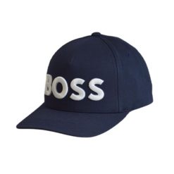 Czapka z daszkiem Hugo Boss Sevile 6 Baseball Cap Navy Granatowa - 50495132-404. Niebieskie czapki damskie Boss, bez wzorów, sportowe. Za 169.00 zł.