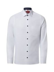 Finshley & Harding koszula biznesowa - Easy Care Mężczyźni Slim Fit Bawełna biały, 43. Białe koszule męskie Finshley & Harding, m, bez wzorów, z bawełny, biznesowe, bez kołnierzyka, bez ramiączek. Za 119.95 zł.