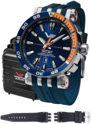 Zegarek męski Vostok Europe NH35A-575A715S niebieski. Niebieskie zegarki męskie Vostok Europe, bez wzorów. Za 6,172.62 zł.