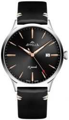 Zegarek męski Appella L90.52R6M czarny. Czarne zegarki męskie Appella, bez wzorów. Za 3,280.00 zł.