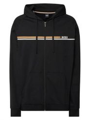 BOSS Bluza Authentic Jacket H 50554785 Czarny Regular Fit. Czarne bluzy męskie Boss, m, bez wzorów, z bawełny, bez ramiączek, bez kaptura. Za 499.99 zł.
