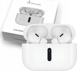 Słuchawki ExtraLink EXTRALINK LIFESTYLE SŁUCHAWKI HARMONYSOUND V1.0 BIAŁE. Białe słuchawki bezprzewodowe ExtraLink. Za 66.88 zł.