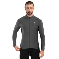Kurtka rowerowa softshell męska J1 Julier. Szare kurtki męskie SIROKO, l, bez wzorów, z materiału, bez kaptura. W wyprzedaży za 256.95 zł.