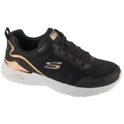 Buty sportowe Sneakersy damskie, Skech-Air Dynamight - The Halcyon. Czarne obuwie sportowe damskie Skechers, bez wzorów, bez zapięcia, trekkingowe. Za 289.99 zł.