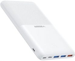 VEGER powerbank 20000 mAh PD QC3.0 3A 20W S22 (W2060) czarny. Czarne powerbanki 4kom.pl. Za 85.44 zł.