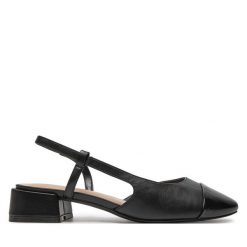 Czółenka Call It Spring. Czarne czółenka damskie Call it Spring, bez wzorów, bez obcasa, bez zapięcia. Za 149.99 zł.