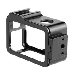 Obudowa metalowa PULUZ DJI Osmo Action 3/4 zimna stopka. Zegarki sportowe Puluz, bez wzorów, metalowe. Za 79.00 zł.