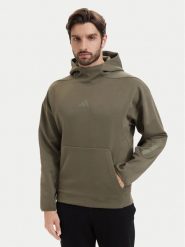 Adidas Bluza Z.N.E KF3780 Zielony Regular Fit. Zielone bluzy męskie Adidas, m, bez wzorów, z syntetyku, bez ramiączek, bez kaptura. Za 439.99 zł.