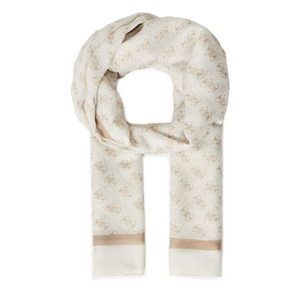 Szal Guess. Brązowe szaliki damskie Guess, z aplikacjami. Za 194.99 zł.