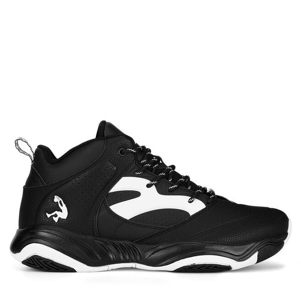Buty do koszykówki SHAQ. Czarne buty sportowe męskie Shaq, bez wzorów, bez zapięcia, do koszykówki. Za 149.99 zł.