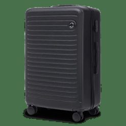 Walizka DUŻA Wings ABS+ COOT 28" Black. Czarne walizki damskie Wings, bez wzorów, z materiału, duże. Za 209.30 zł.