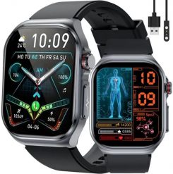 Zegarek SMARTWATCH Rubicon F36 black/black silicon. Czarne zegarki smartwatch Rubicon, bez wzorów. Za 259.00 zł.
