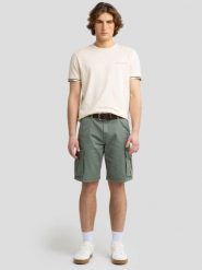 Szorty męskie z kieszeniami cargo khaki Morrise 303. Zielone szorty męskie BIG STAR, bez wzorów, z bawełny, retro. Za 179.99 zł.