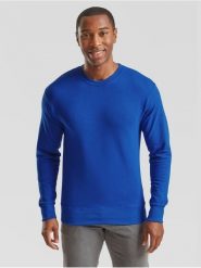 Lekka bluza dresowa Fruit Of The Loom Adulto Azul. Niebieskie bluzy damskie fruit of the loom, m, bez wzorów, z bawełny, bez ramiączek, bez kaptura. Za 149.99 zł.