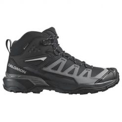 Buty trekkingowe męskie Salomon X Ultra Mid 360 Gtx Gore-tex. Czarne buty zimowe męskie Salomon, bez wzorów, z gore-texu, za kostkę, bez obcasa, bez zapięcia. Za 659.00 zł.