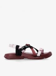 Sandały damskie Camper Karst Sandal. Czerwone sandały damskie Camper, bez wzorów, z otwartym noskiem, bez obcasa, bez zapięcia. Za 434.49 zł.