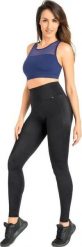 Teyli Legginsy damskie sportowe Yoggi czarne Czarny 6XL. Czarne legginsy damskie Teyli, xl, bez wzorów. Za 169.95 zł.