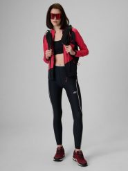 4F Legginsy trekkingowe szybkoschnące damskie - czarne XS. Czarne legginsy damskie 4F, bez wzorów, ze skóry. Za 199.99 zł.