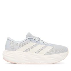 Buty do biegania adidas. Niebieskie obuwie sportowe damskie Adidas, bez wzorów, bez zapięcia, do biegania. Za 239.99 zł.