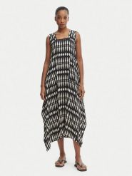 Iconique Sukienka letnia Elsie IC26-111 Czarny Regular Fit. Czarne sukienki damskie Iconique, na lato, l, bez wzorów, z wiskozy, bez kołnierzyka, bez ramiączek. Za 339.99 zł.