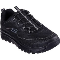 Buty sportowe męskie Skechers Summits At Triple Bridges. Czarne buty sportowe męskie Skechers, bez wzorów, bez zapięcia, na fitness i siłownię. Za 490.00 zł.