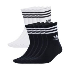 Skarpety adidas 3 Stripes Crew 10 Pairs. Białe skarpety męskie Adidas, bez wzorów. Za 120.99 zł.