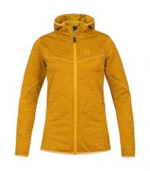 Damska bluza dresowa z kapturem Hannah Dagnys. Żółte bluzy damskie Hannah, s, bez wzorów, z dresówki, sportowe, bez ramiączek, z kapturem. Za 433.15 zł.