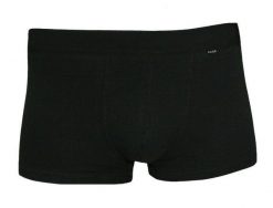 Czarne Klasyczne Męskie Bokserki, Bawełna z Elastanem -PAKO JEANS- Obcisłe. Czarne bokserki męskie Pako Jeans, bez wzorów, z bawełny. Za 33.00 zł.