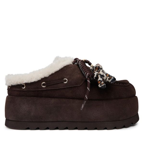 Śniegowce Steve Madden. Brązowe śniegowce damskie Steve Madden, bez zapięcia. Za 729.99 zł.
