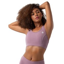 Stanik sportowy Fitness Siroko Comfort Plus. Fioletowe bielizna sportowa damska SIROKO, xs, bez wzorów, z nylonu. Za 151.85 zł.