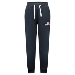Geographical Norway Jogging Pant MAX NAVY DB MEN 054 (WY7834H/GN/Navy). Niebieskie spodnie sportowe męskie Geographical Norway, bez wzorów, do biegania. Za 129.00 zł.