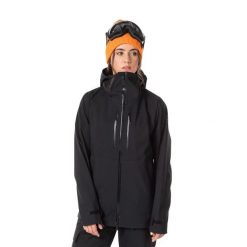 Damska kurtka narciarska Rossignol Rallybird. Czarne kurtki sportowe damskie Rossignol, na zimę, bez wzorów, bez ramiączek, bez kaptura, narciarskie. Za 1,842.00 zł.