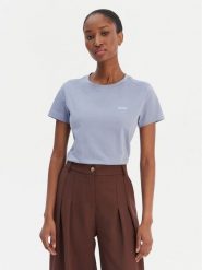 BOSS T-Shirt Esogo 50506973 Niebieski Slim Fit. Niebieskie t-shirty damskie Boss, xl, bez wzorów, z bawełny, bez kołnierzyka, bez ramiączek. Za 229.99 zł.