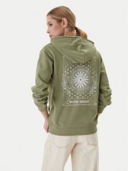 Roxy Bluza Surf Stoked Terry Vint ERJFT05062 Khaki Relaxed Fit. Brązowe bluzy damskie Roxy, s, bez wzorów, z syntetyku, bez ramiączek, bez kaptura. Za 239.99 zł.