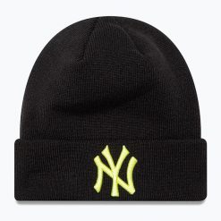 Czapka zimowa New Era Le Beanie Nyy. Czarne czapki męskie New Era, na zimę, bez wzorów. Za 129.99 zł.