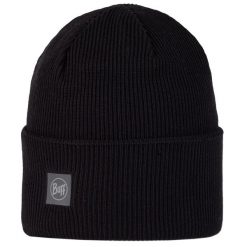 Czapka dla dorosłych Crossknit Beanie. Czarne czapki damskie Buff, bez wzorów. Za 149.99 zł.